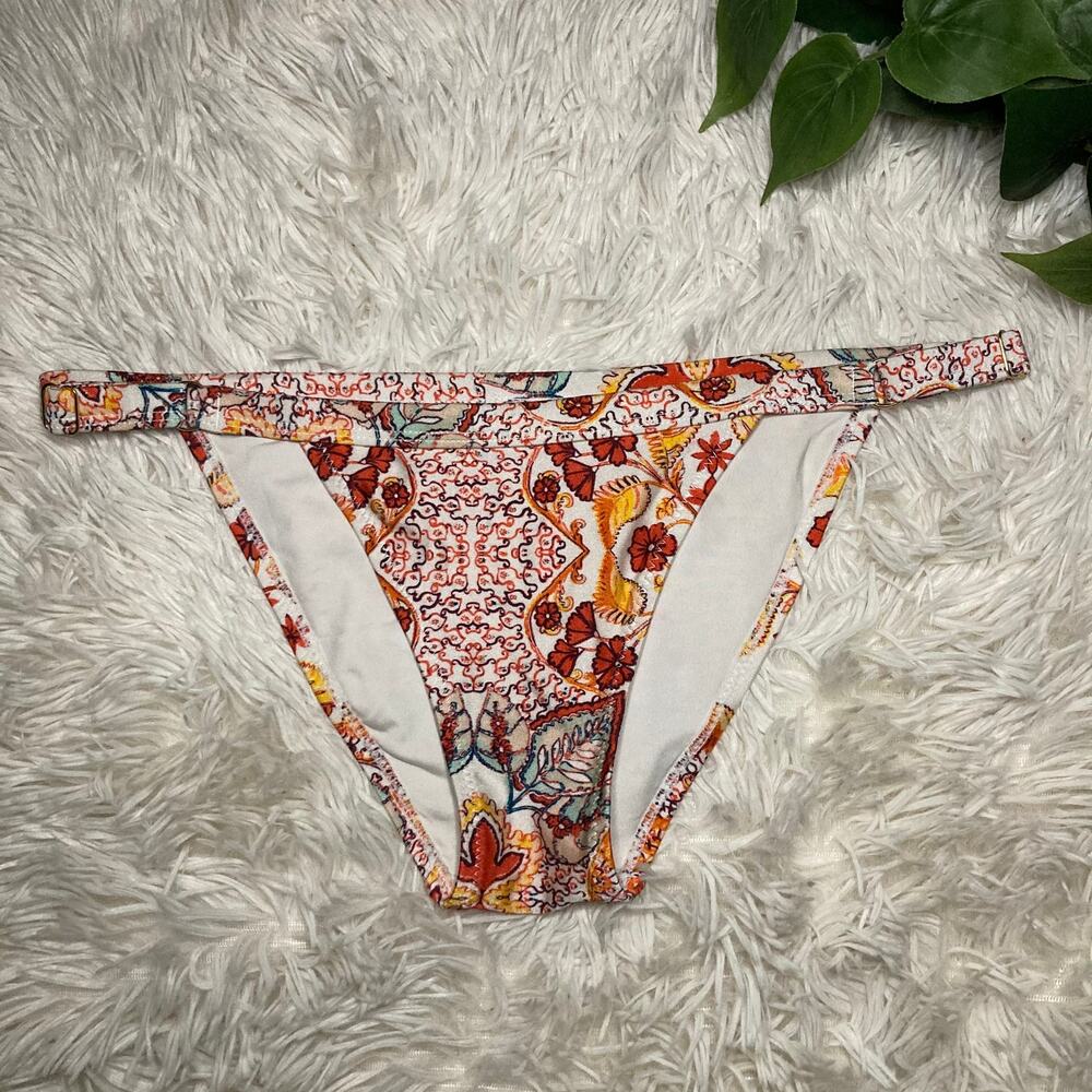 Somedays lovin’| women’s boho flower orange bikini bottom NWOT
